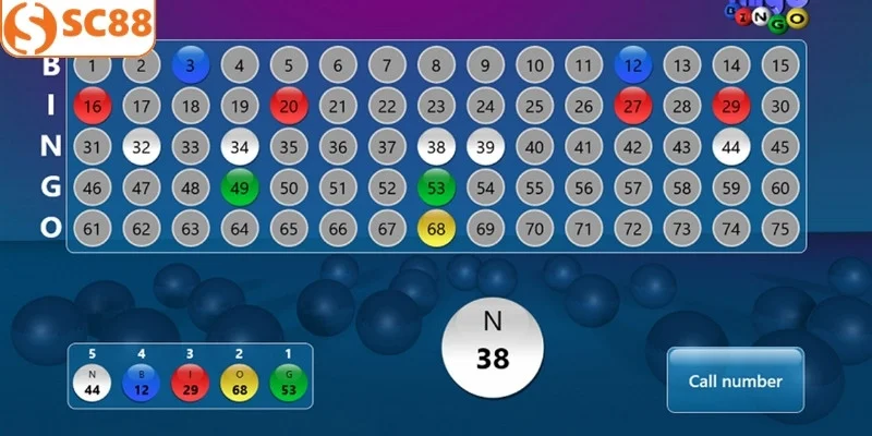 Lưu tâm một số điều khi chơi bingo SC88