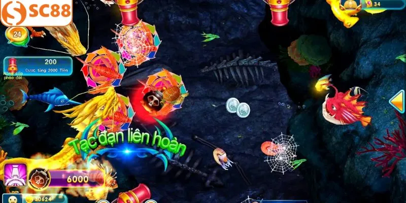 Thương hiệu cung cấp game tại sảnh bắn cá SC88